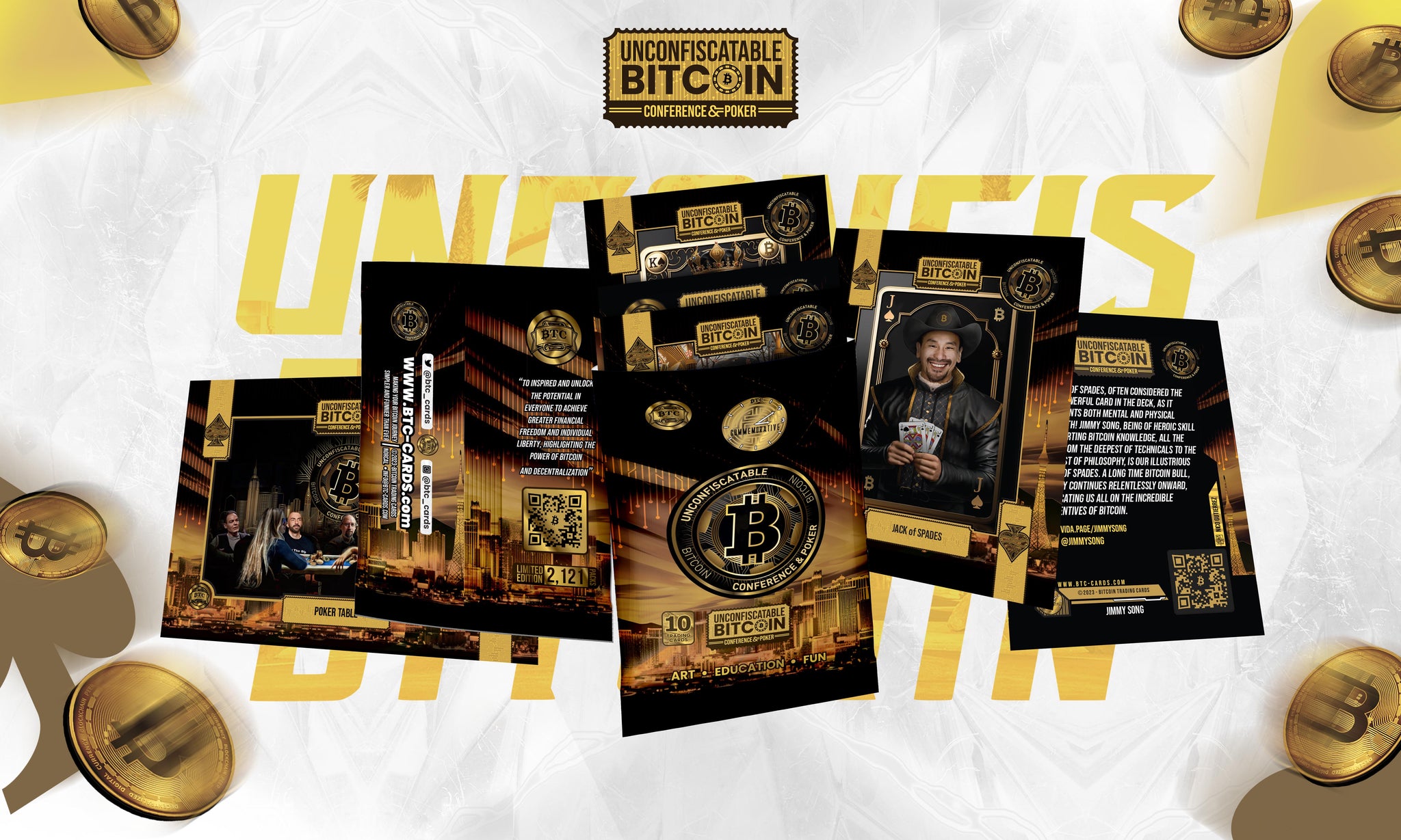 Bitcoin Trading Cards : Unconfiscatable 2023 (RARISSIME)