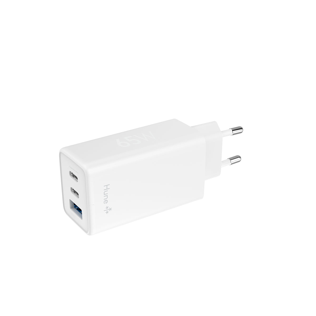 Hune Huron caricatore muro GAN 65W 1x USB - 2 x TypeC