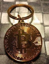 Bitcoin-Schlüsselhalter. 