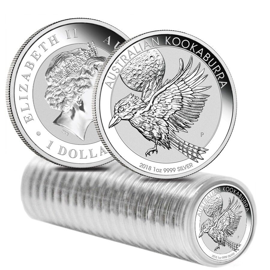 Australian Kookaburra 2018 1 Dollar 1 OZ (31,15 gr.) Argento 999 Silver CAPSULA
