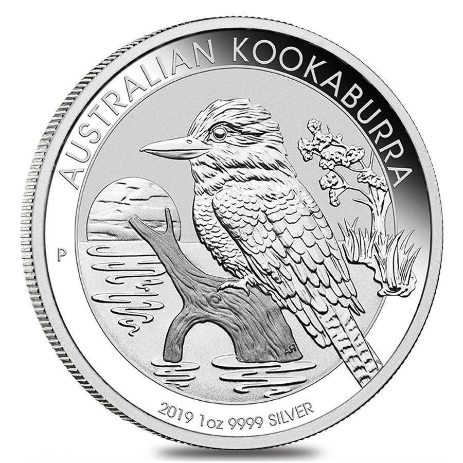 Australian Kookaburra 2019 1 Dollar 1 OZ (31,15 gr.) Argento 999 Silver CAPSULA