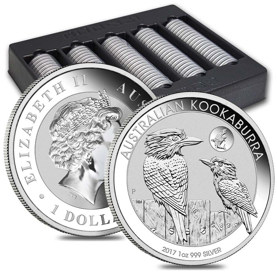 ustralian Kookaburra 2017 1 Dollaro 1 OZ (31,1 gr.) Argento 999 Silver CAPSULA