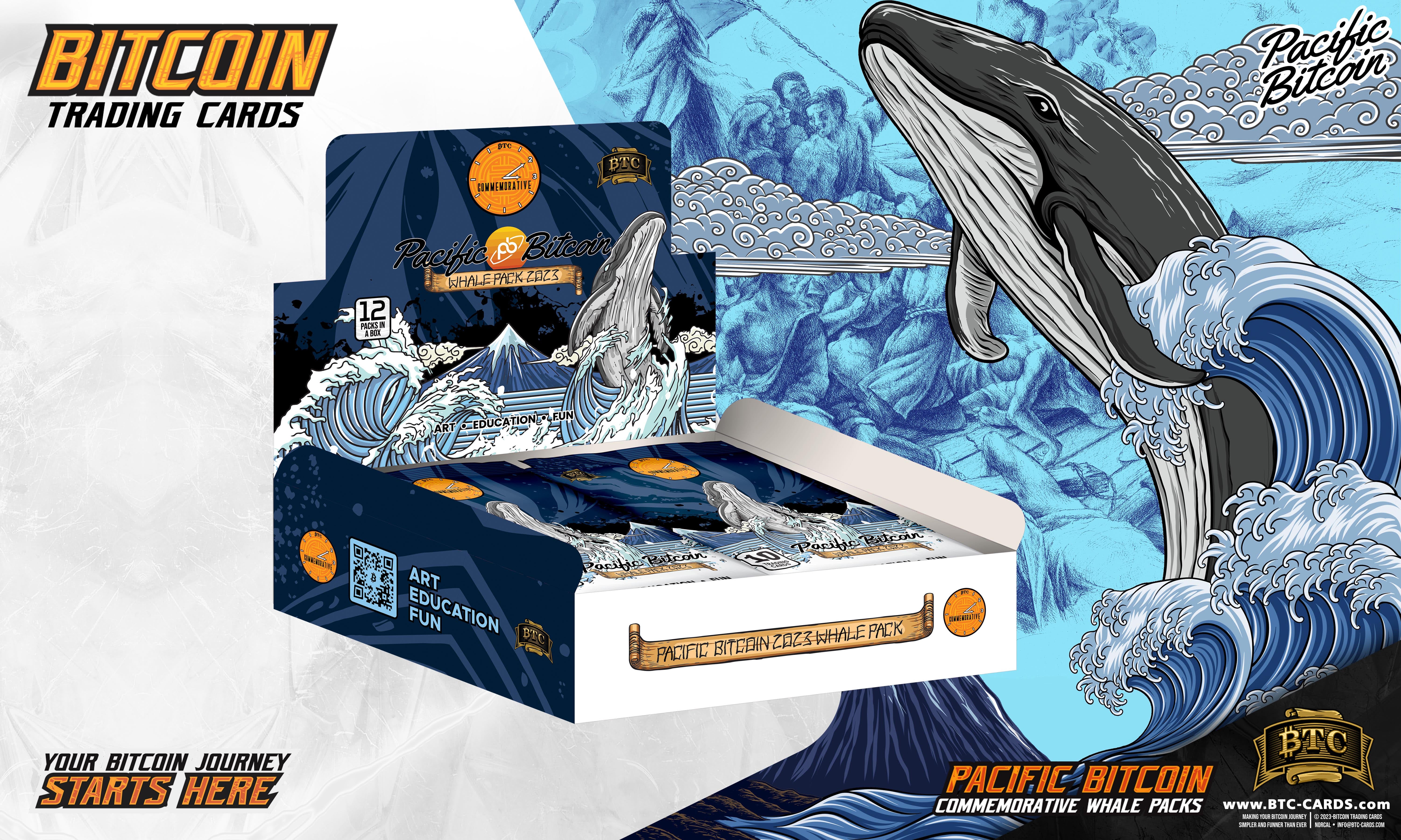 Pacific Bitcoin 2023 Whale Packs ULTRA RARO USA SOLD OUT