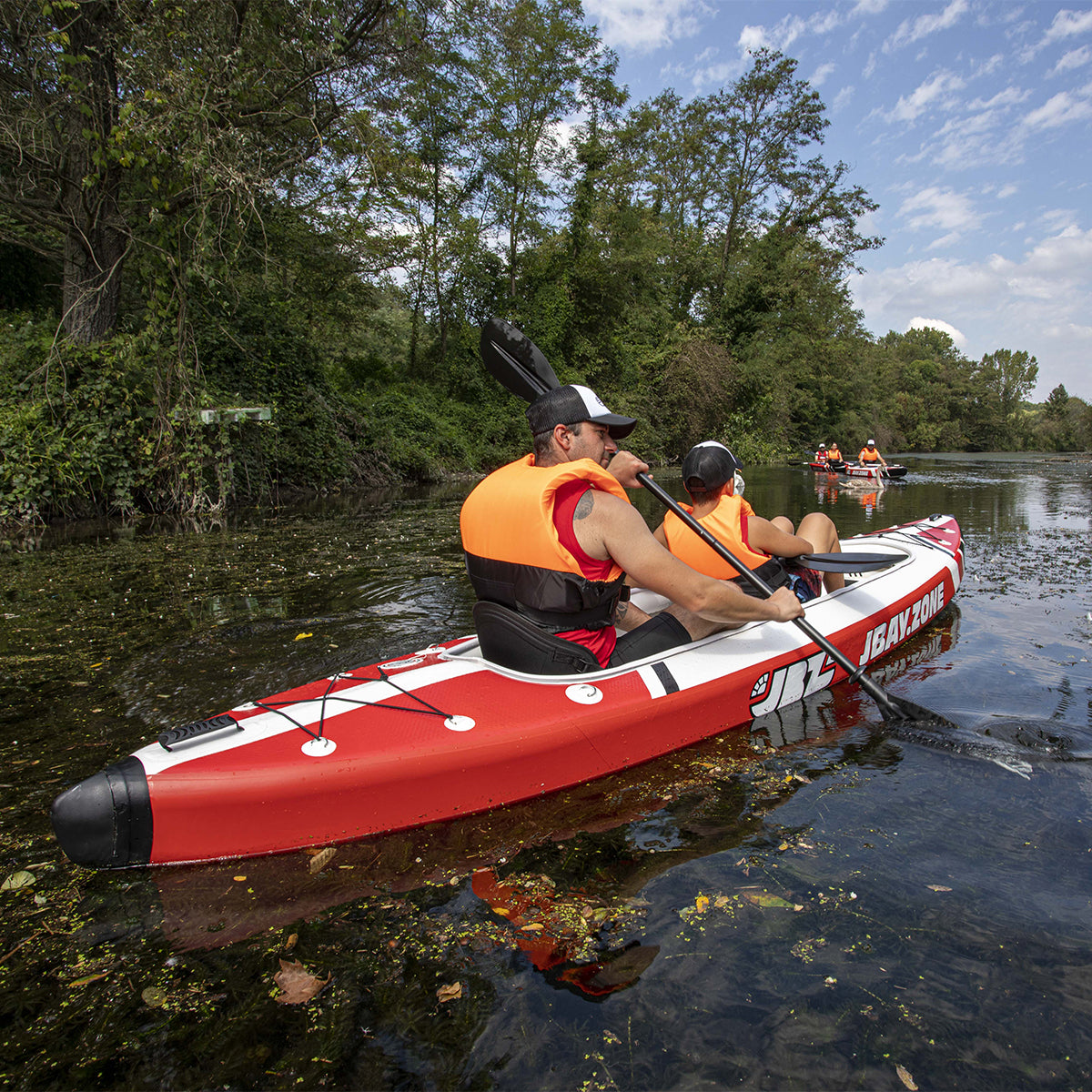 JBAY.ZONE V-SHAPE DUO Two-Seater Inflatable Kayak Canoe