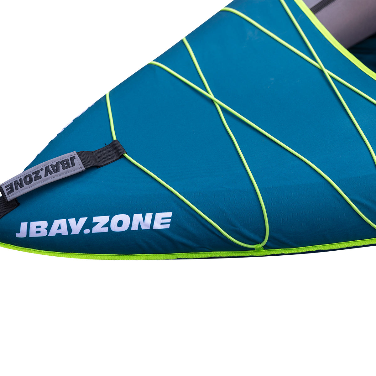 Two-seater inflatable kayak canoe JBAY.ZONE FLUO