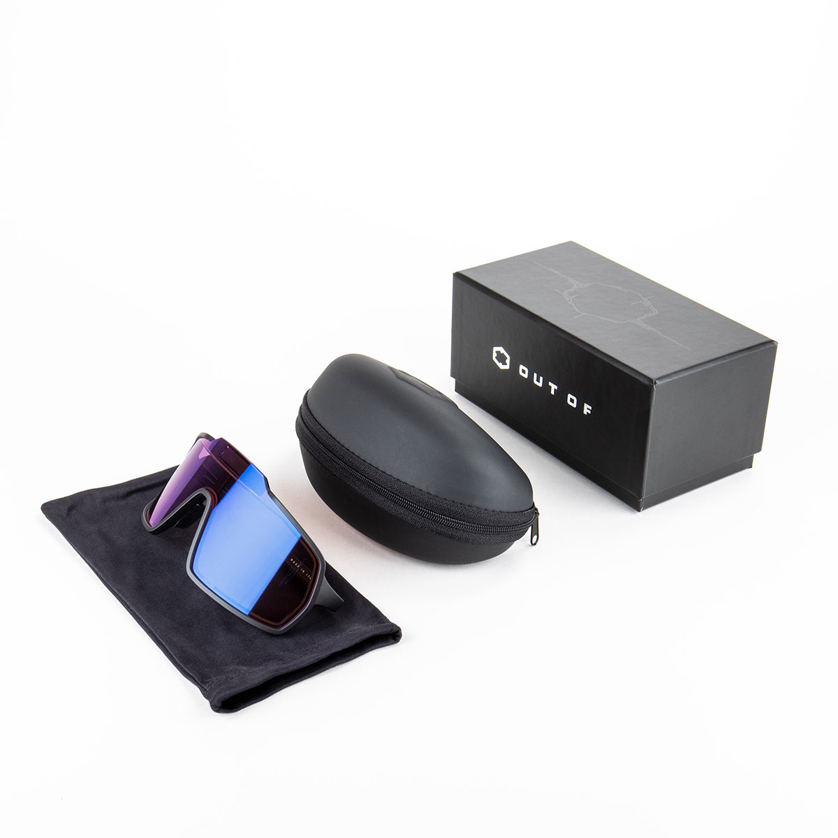 OutOf Elecronic Sunglasses Bot 2Irid Blue