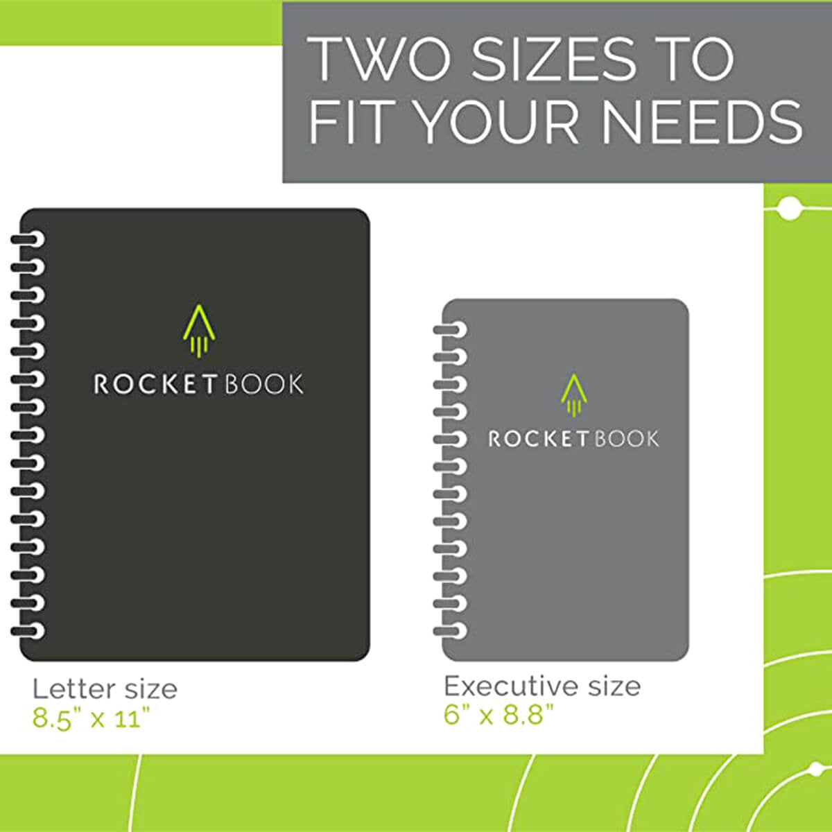 Rocketbook Fusion Executive A5 Infinity Schwarz