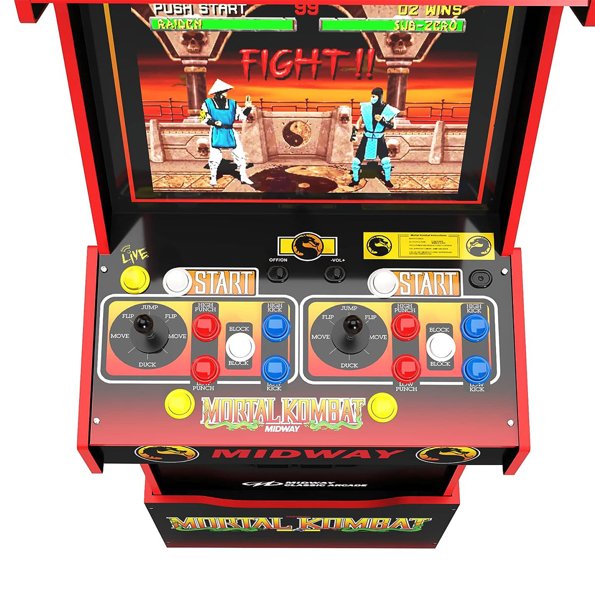 Arcade1Up Midway Legacy-Spiel Mortal Kombat Wi-Fi