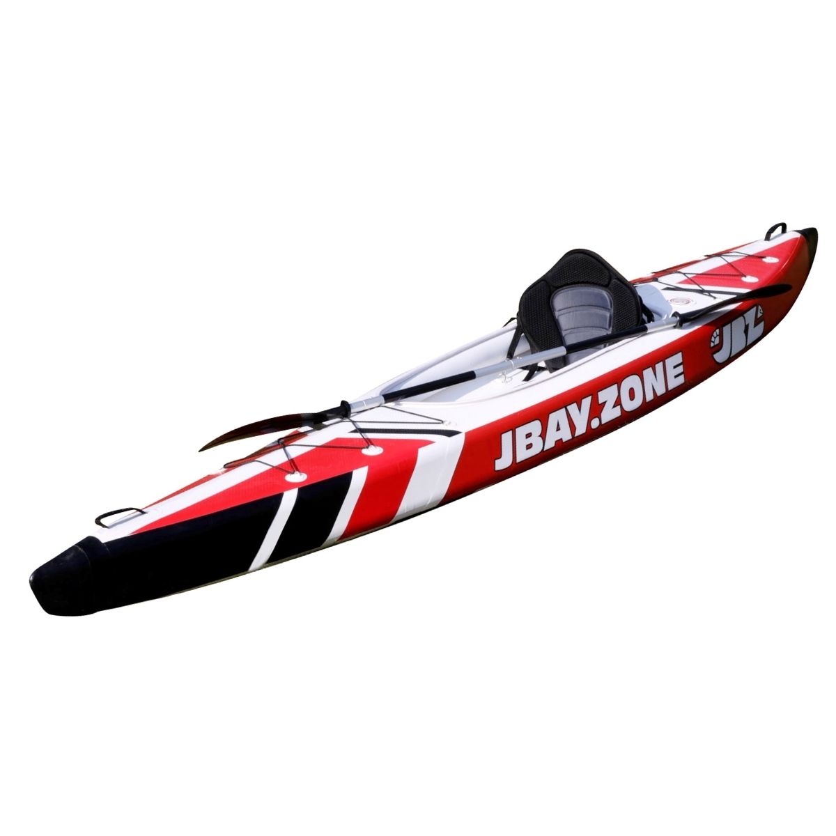 Single Seater Inflatable Canoe Kayak JBAY.ZONE V-SHAPE MONO