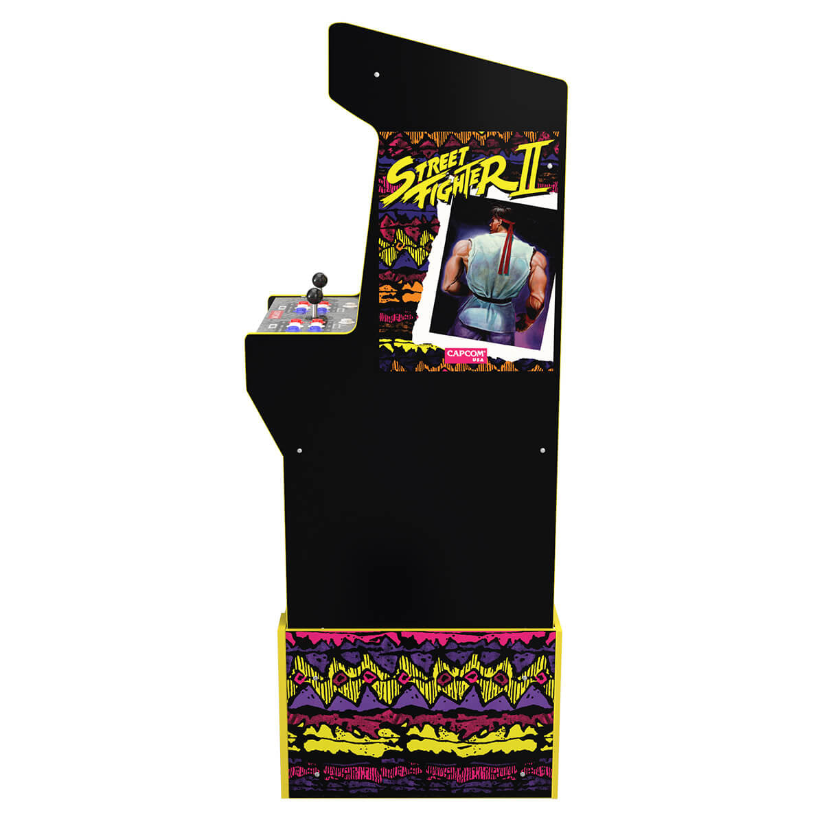 Arcade1Up-Kabinett mit Capcom Legacy-Marken-Riser