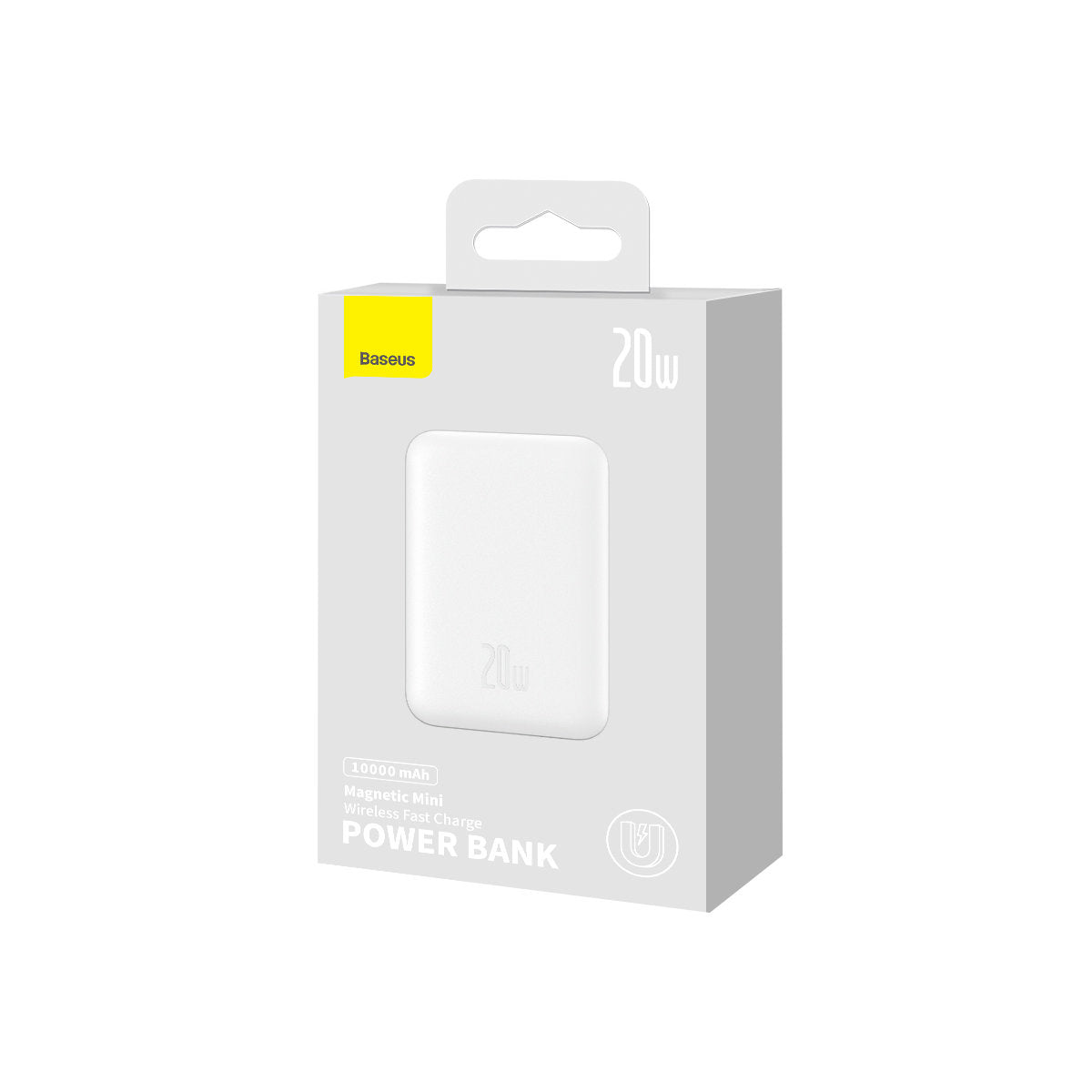 Baseus power bank 10000 mAh 20W Magnetic Mini con MagSafe white