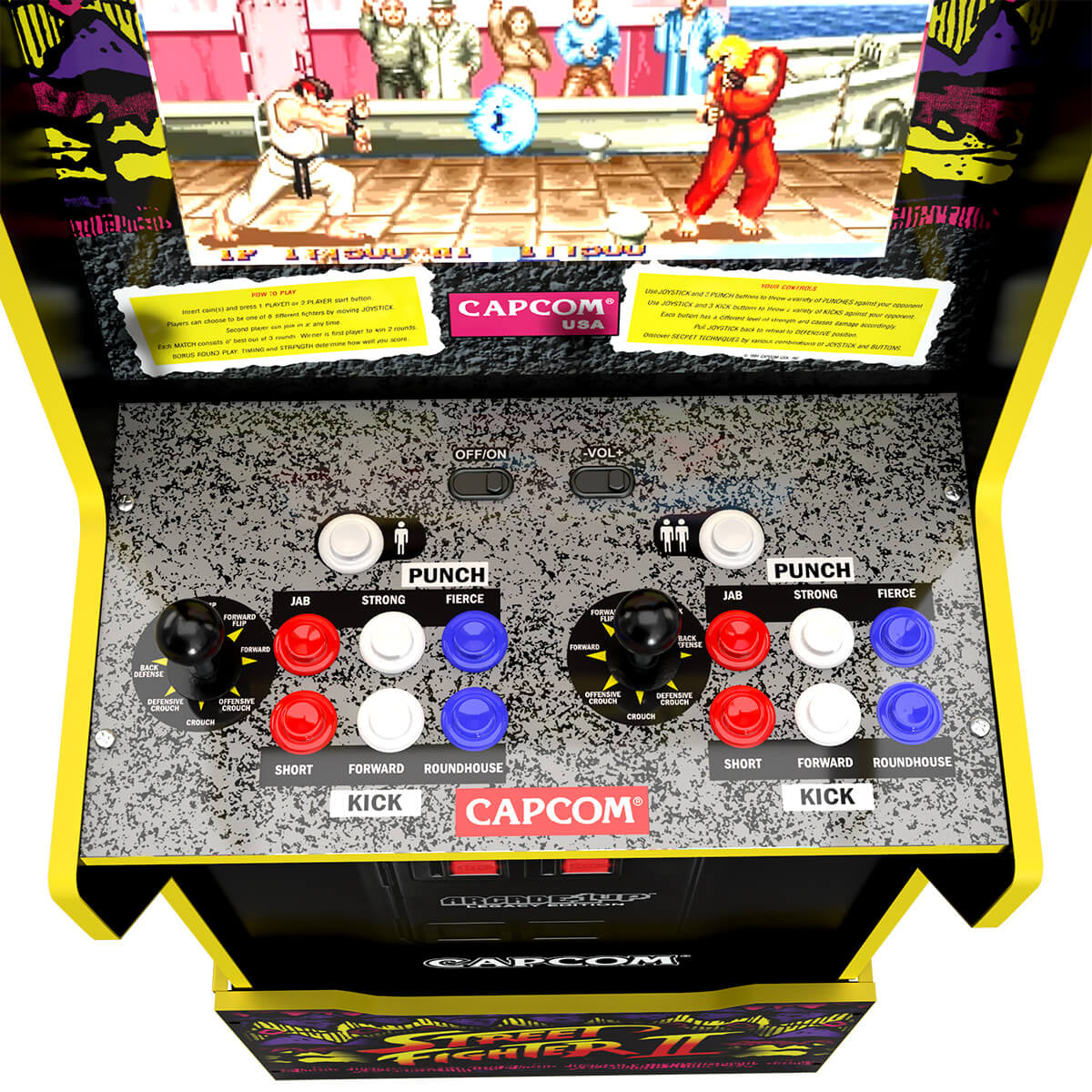 Arcade1Up Cabinet Capcom Legacy Branded Riser