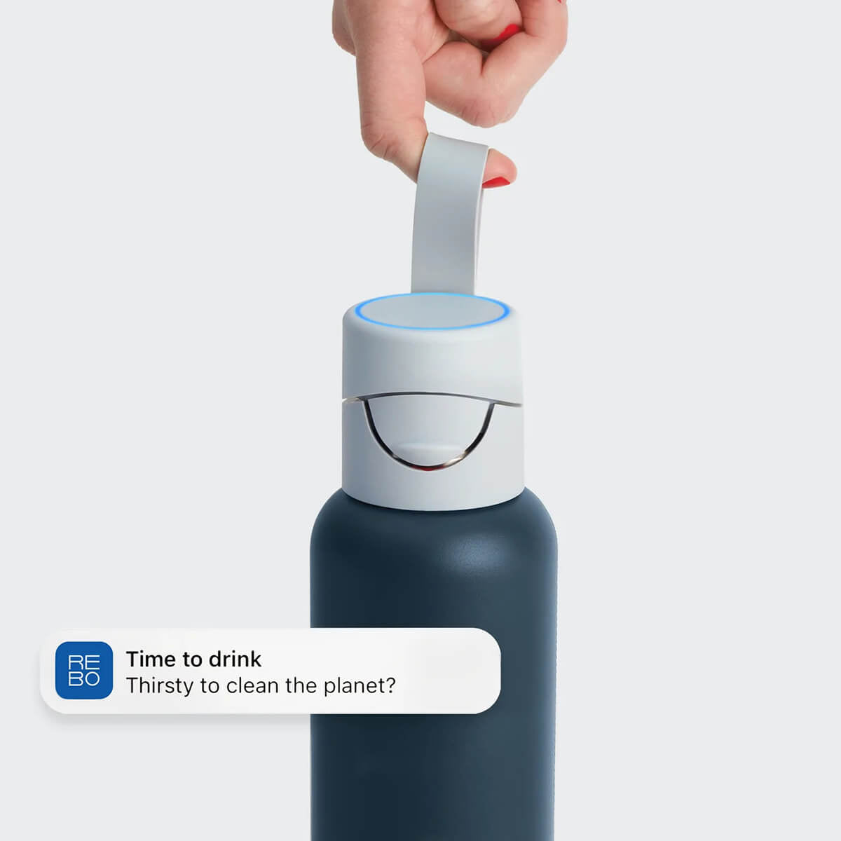 REBO Smart Bottle Ozeanblau